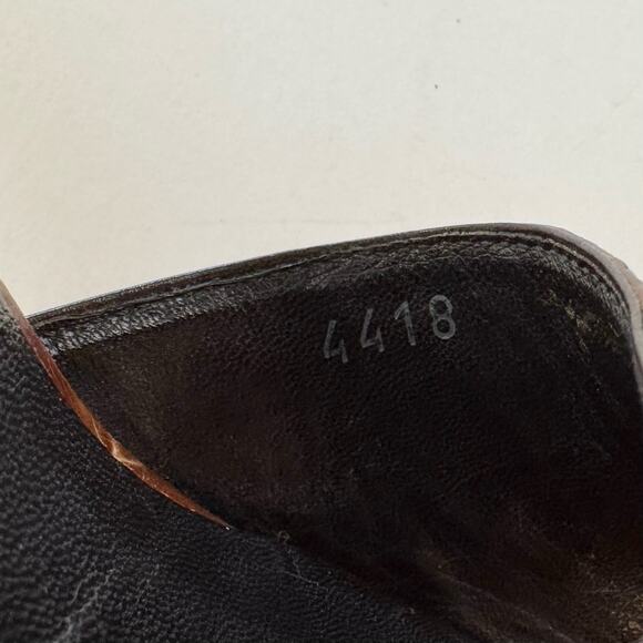 Prada Wedge Platform Clogs Heels Cognac Croc Leather Open-Toe Brown 38 (US 8) - Picture 10 of 13